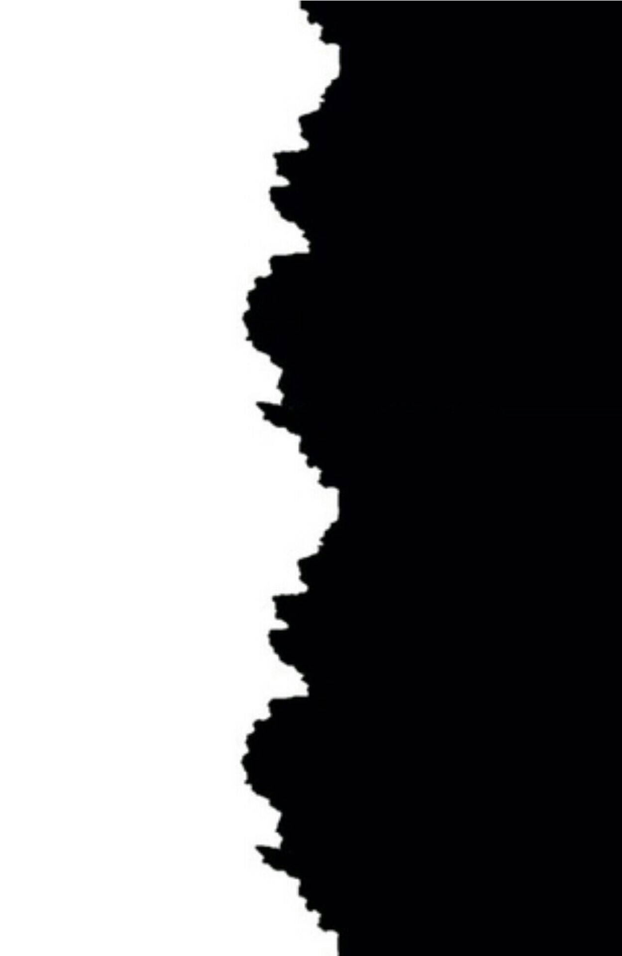 A Photo Split In Black Curves Wallpaper