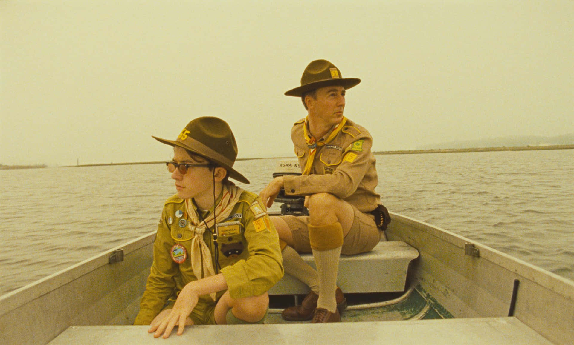 A Picturesque Scene From Wes Anderson's Moonrise Kingdom Wallpaper