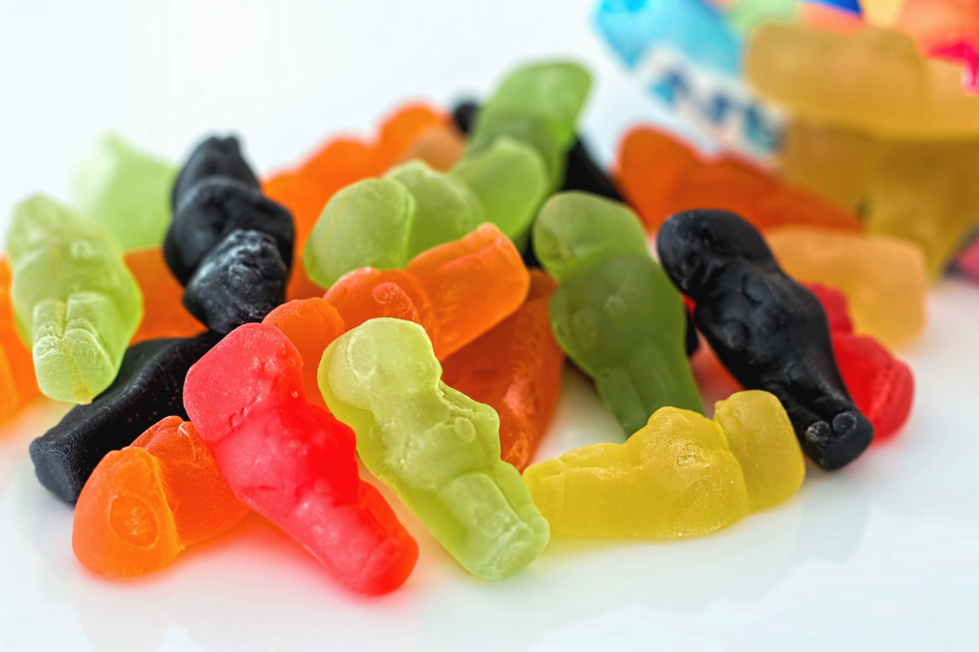 A Pile Of Chewy Gummies Wallpaper