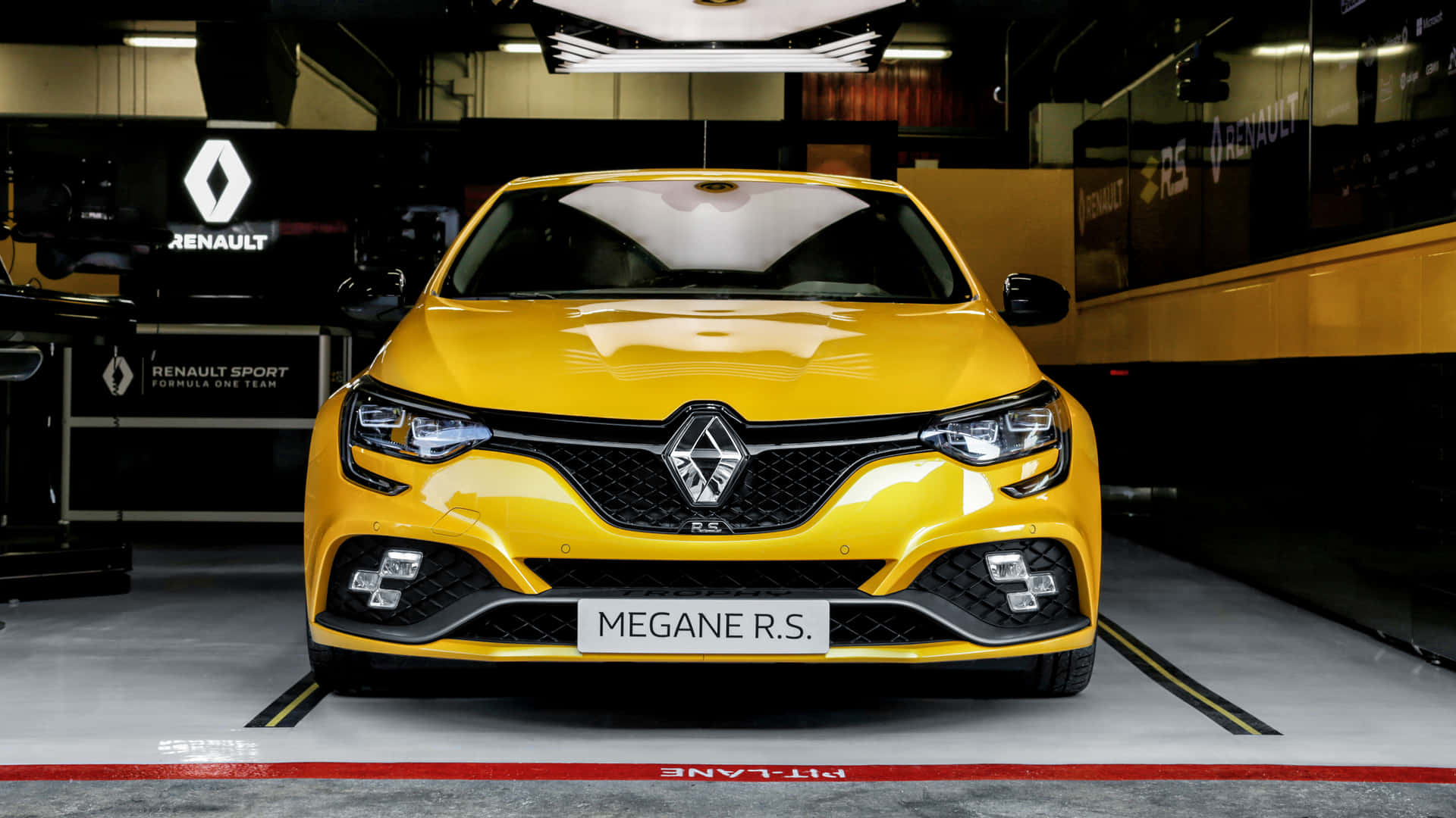 A Powerful And Stylish Renault Megane On The Open Road Wallpaper