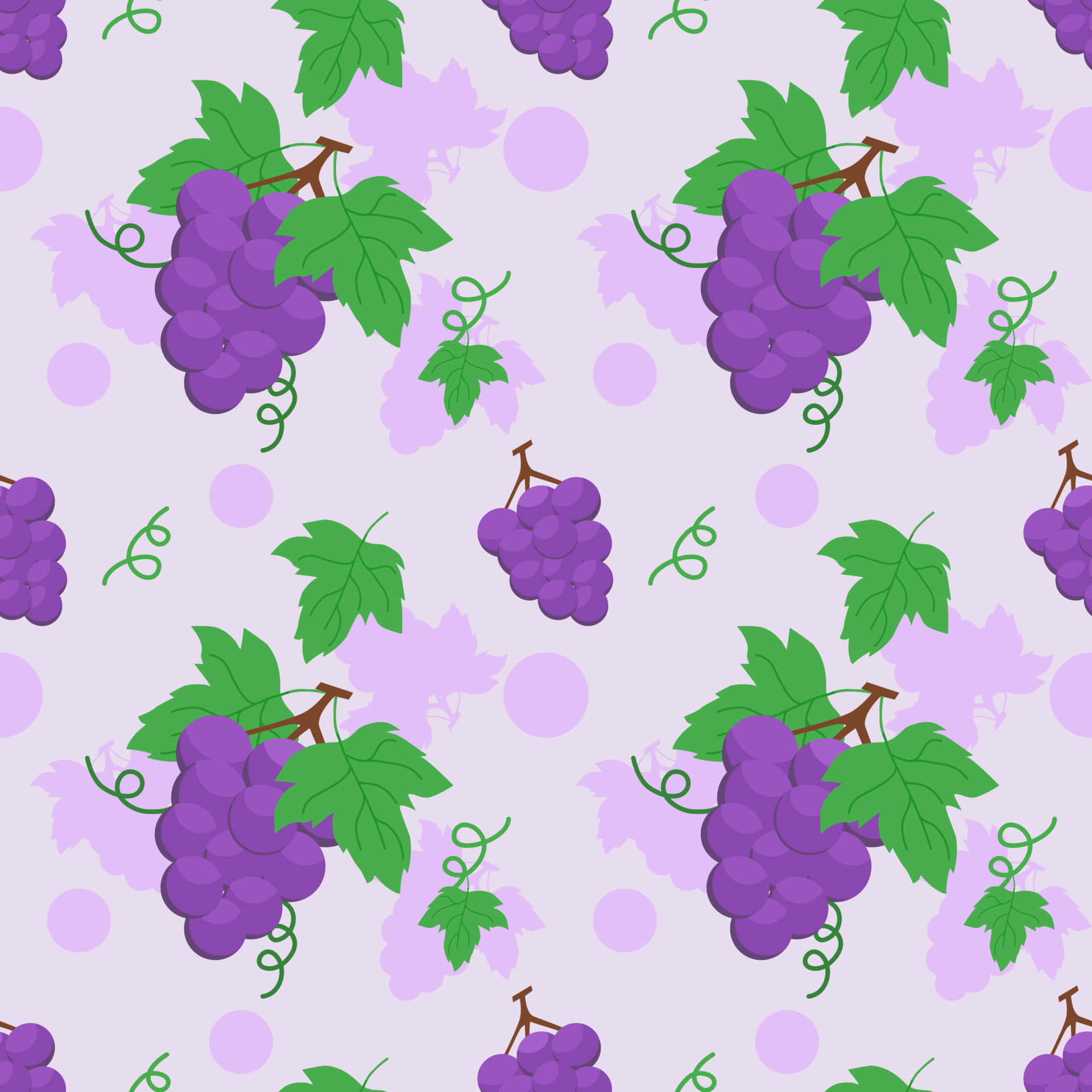 A Prolific Cluster Of Purple Grapes Wallpaper