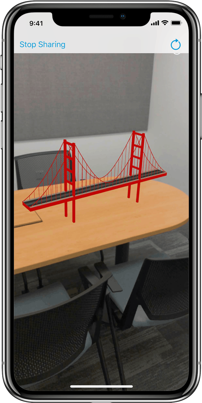 A R Golden Gate Bridge Display PNG