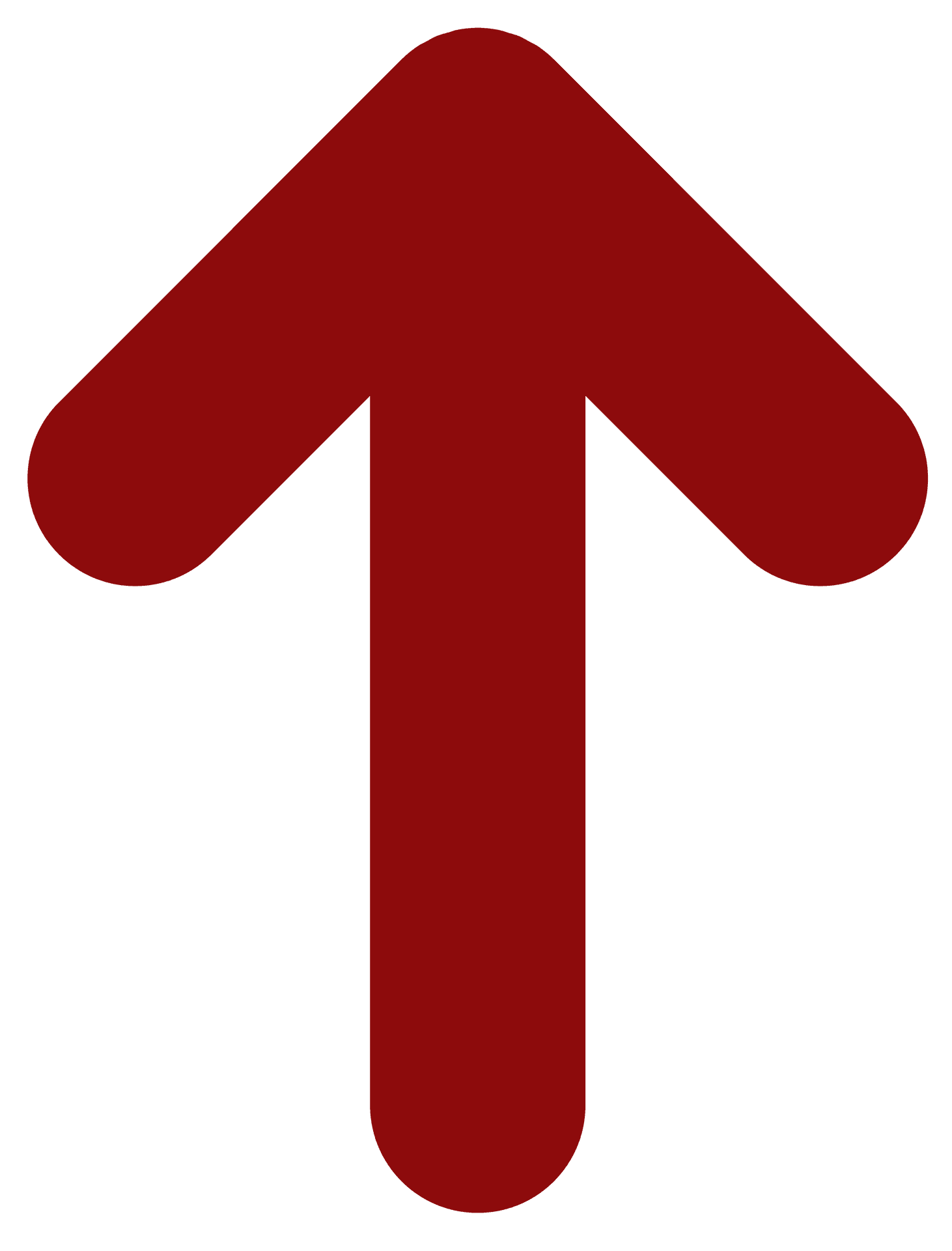 A Red Arrow Pointing Up PNG