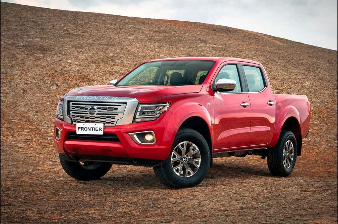 A Rugged Nissan Frontier Conquering The Off-road In Style Wallpaper