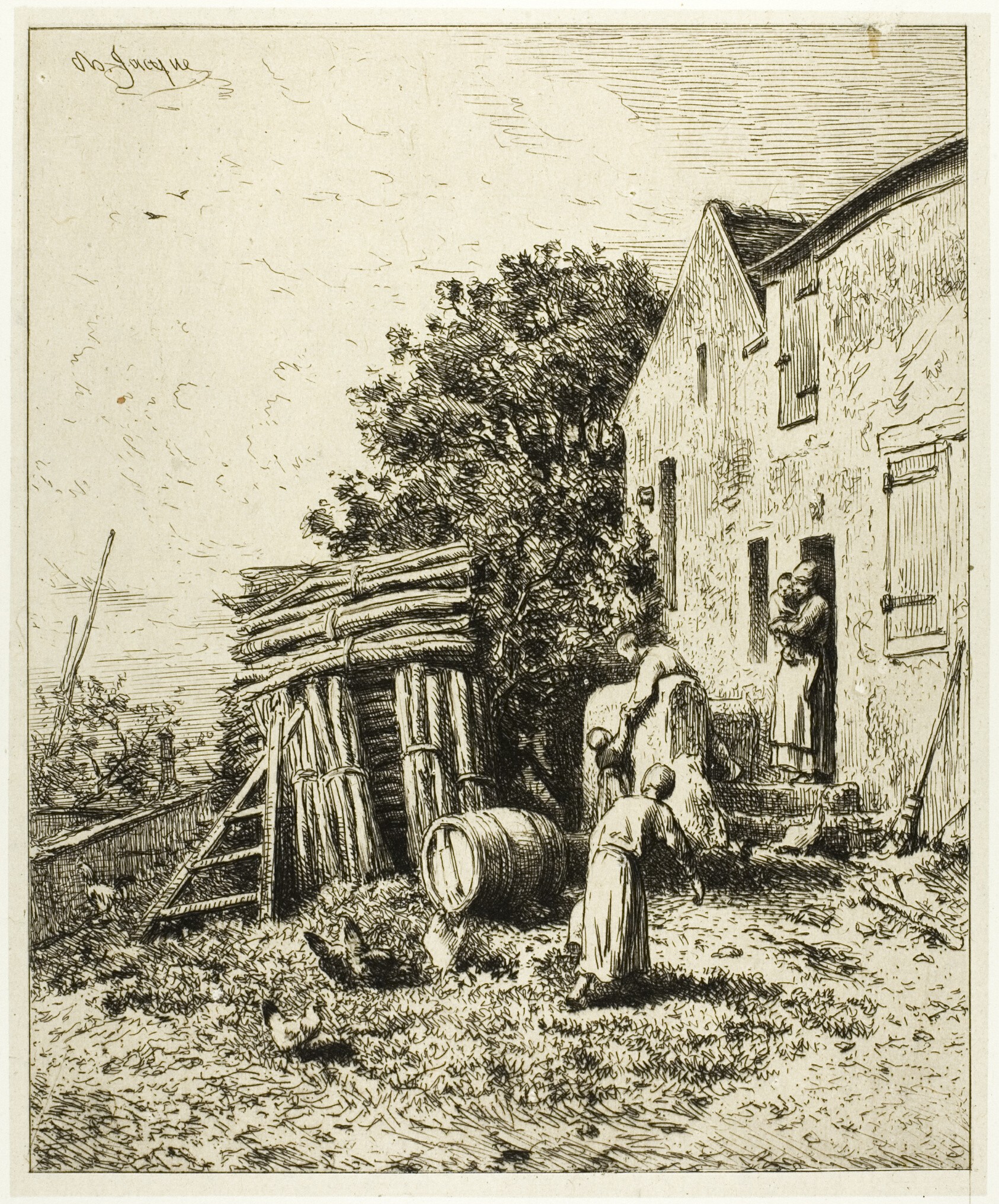 A Rustic Dwelling Wallpaper