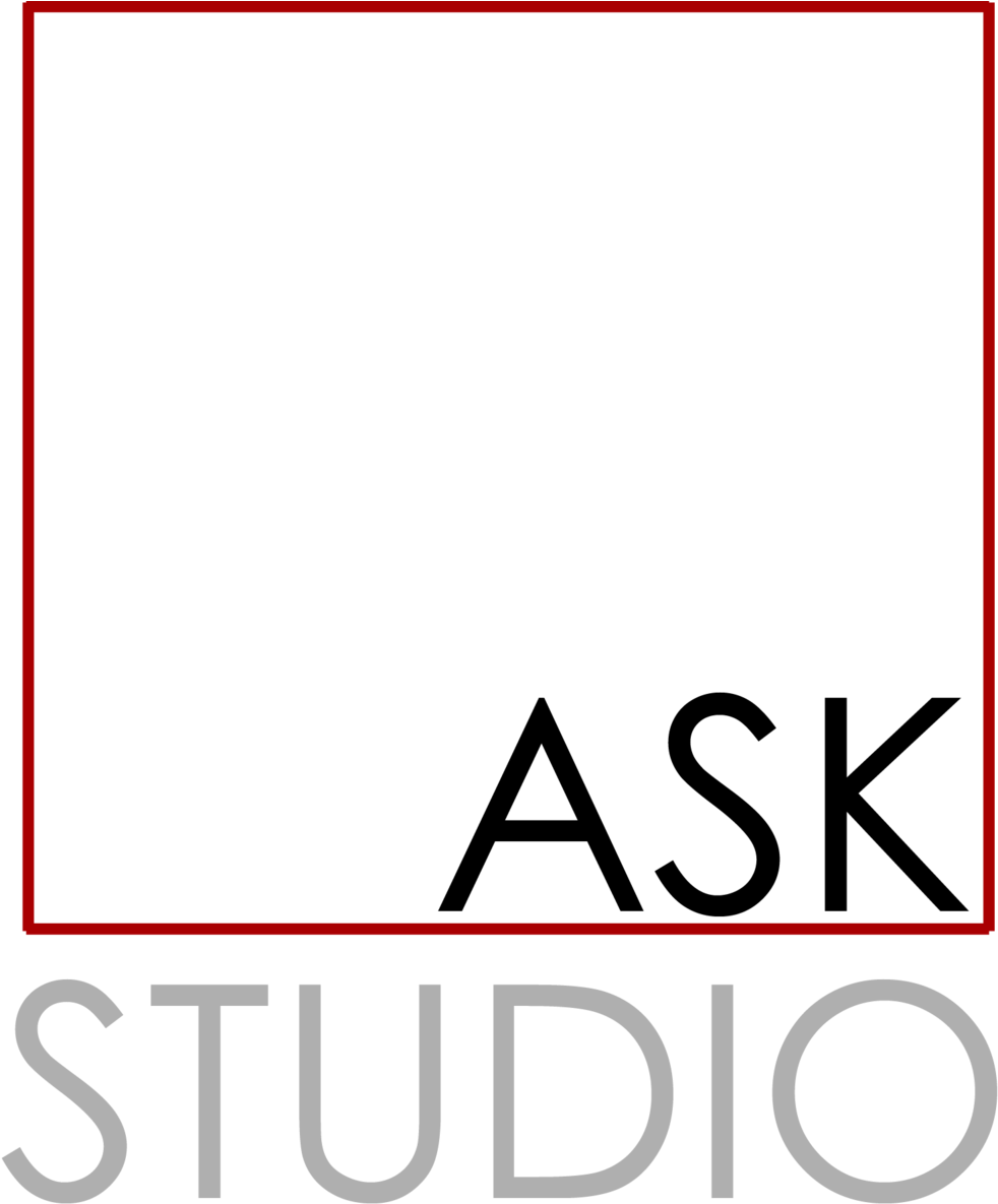 A S K Studio Logo Design PNG
