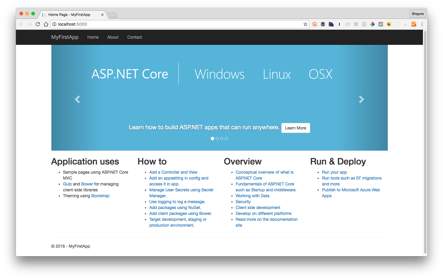 A S P N E T Core Webpage Screenshot PNG