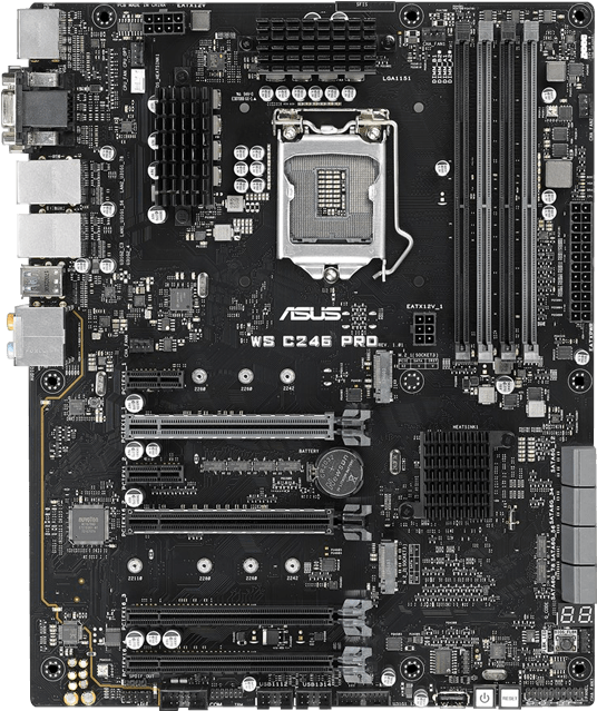 A S U S_ W S_ C246_ P R O_ Motherboard PNG