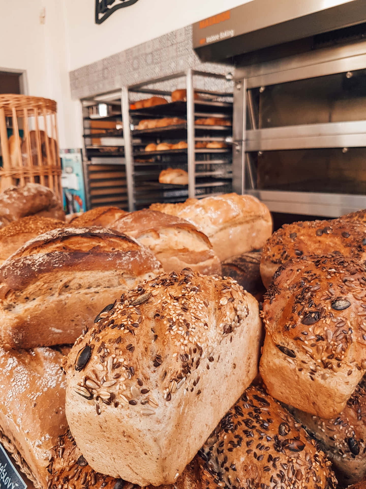 A Scenic View Of A Vintage Bakery