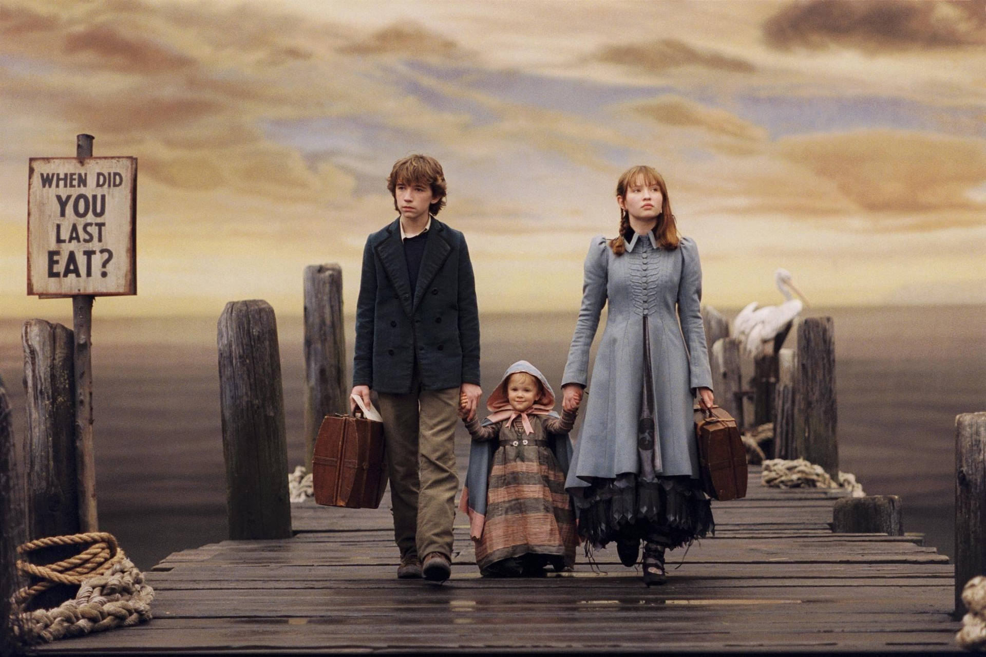 A Series Of Unfortunate Events Siblings Wallpaper