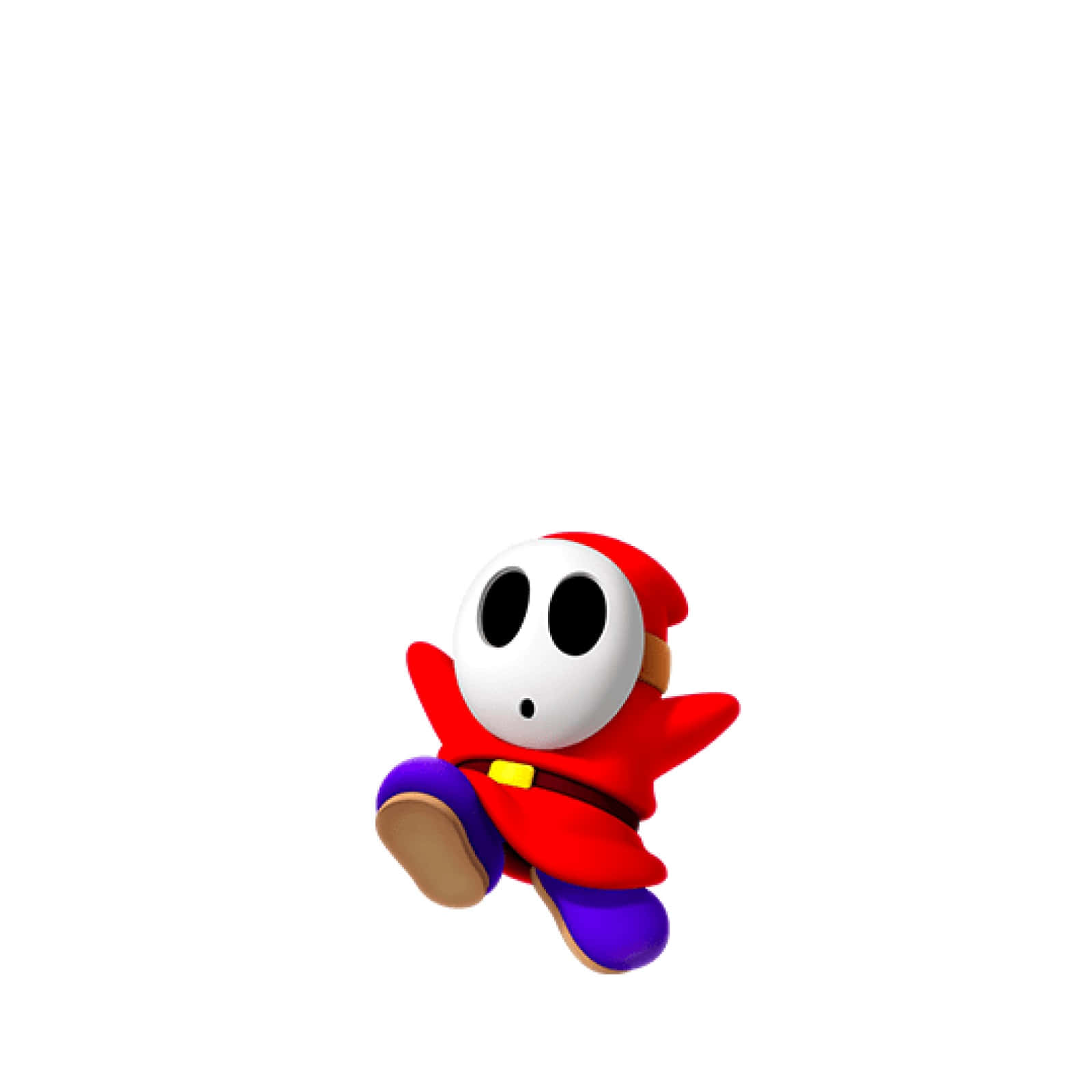 A Shy Guy Hiding Behind Blooming Flowers Wallpaper