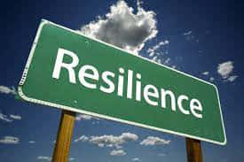 A Sign That Tells People To Be Resilient Wallpaper