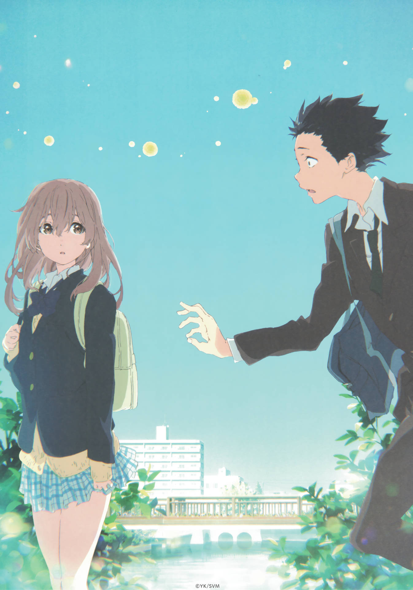 The captivating visual aesthetics of Anime: A Silent Voice Wallpaper