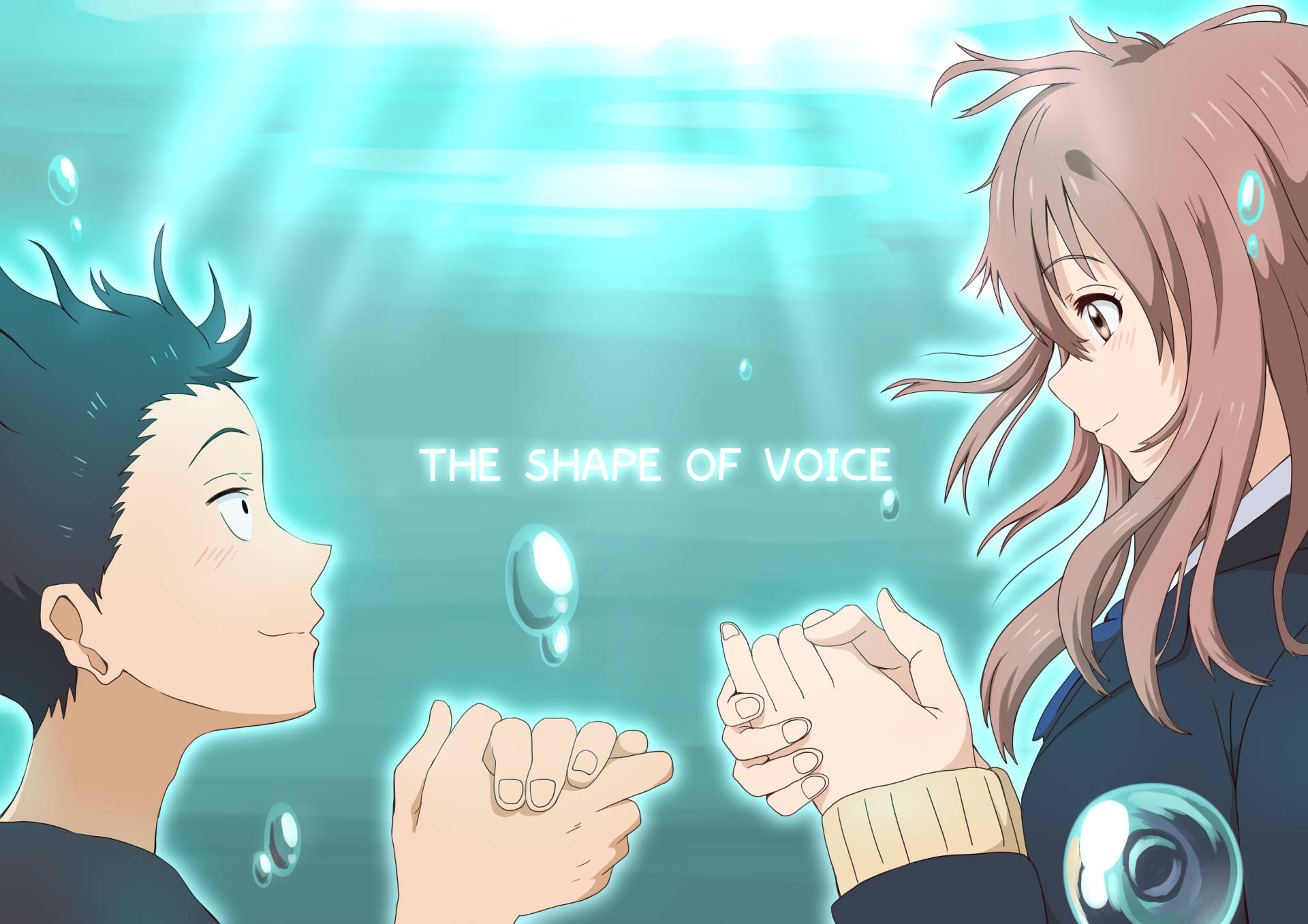 A Silent Voice Friends Underwater Background
