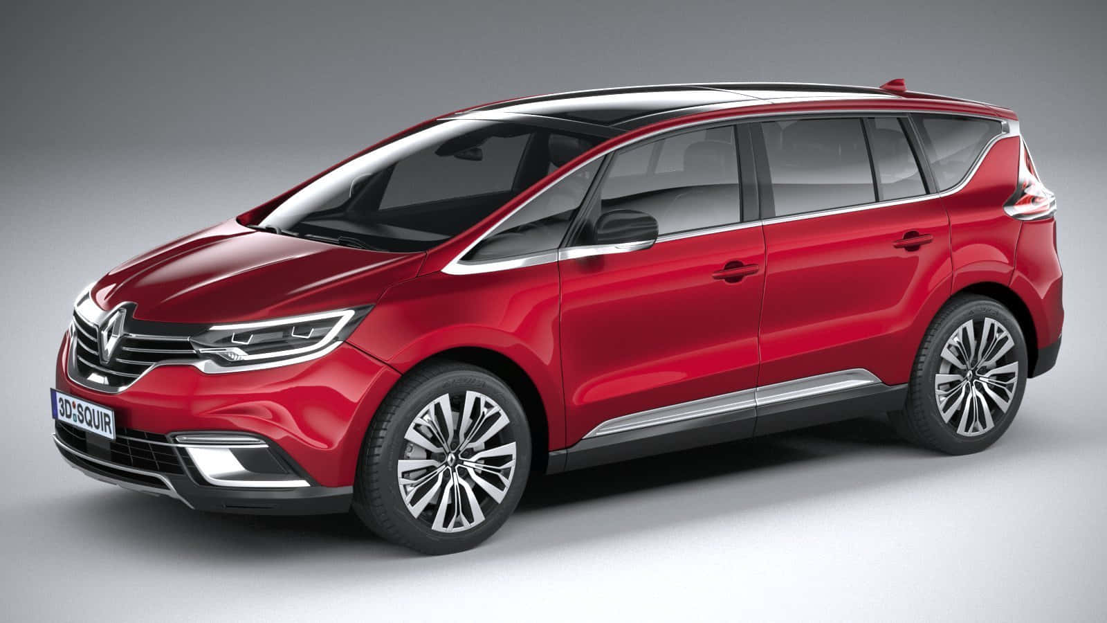 A Sleek And Sophisticated Renault Espace In Motion Wallpaper
