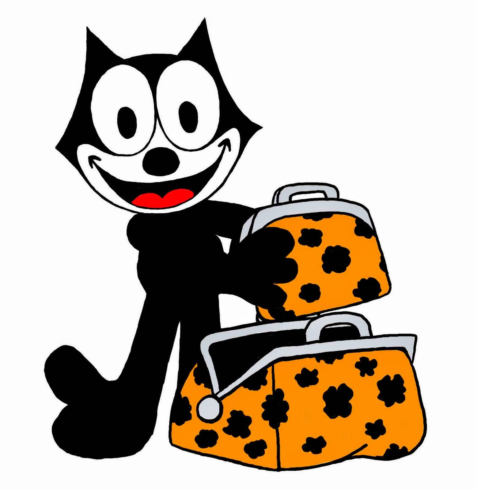 A Smiling Felix The Cat Posing In A Classic Animated Style Wallpaper