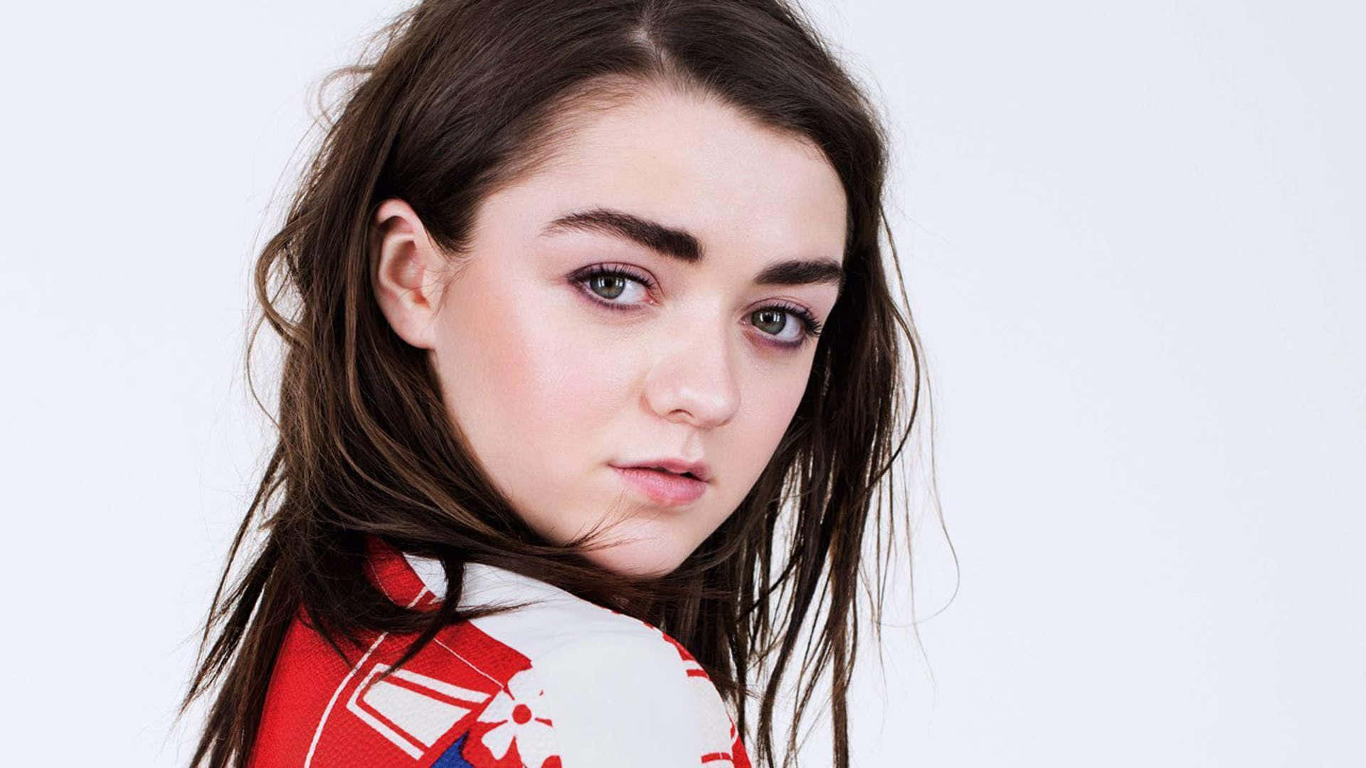 Sofistikoitunut Maisie Williams Taustakuva