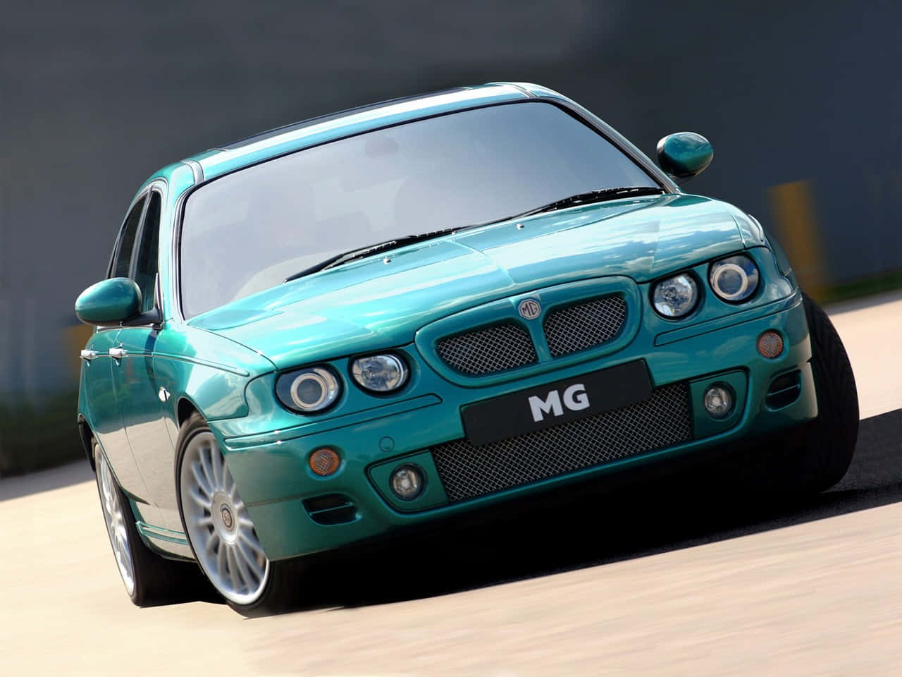 Download A Spectacular Mg Zt In Motion Wallpaper | Wallpapers.com