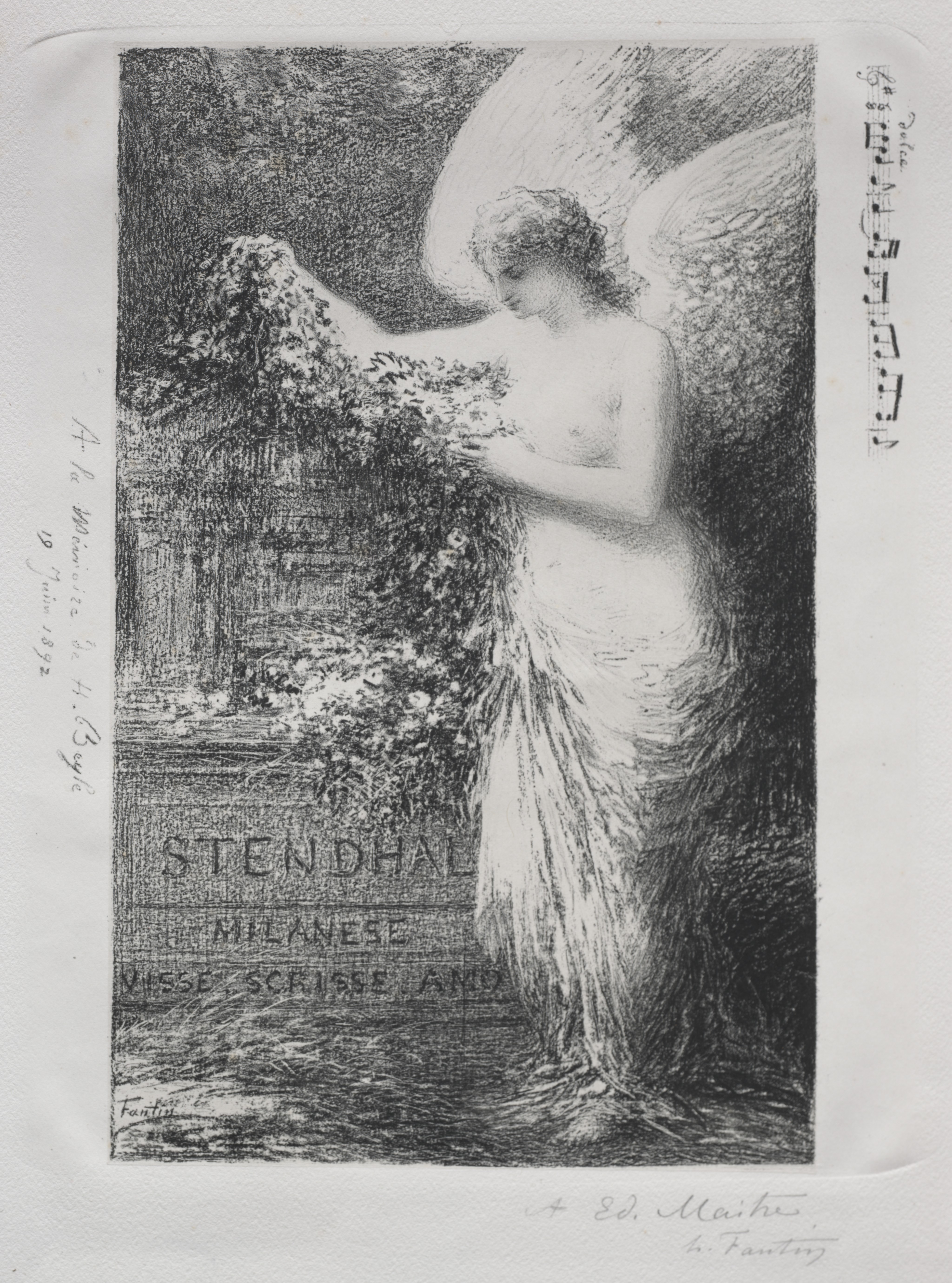 À Stendhal Wallpaper