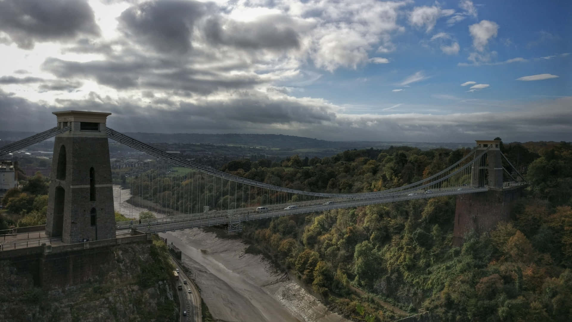 A Stunning Aerial View Of Bristol City, United Kingdom Wallpaper