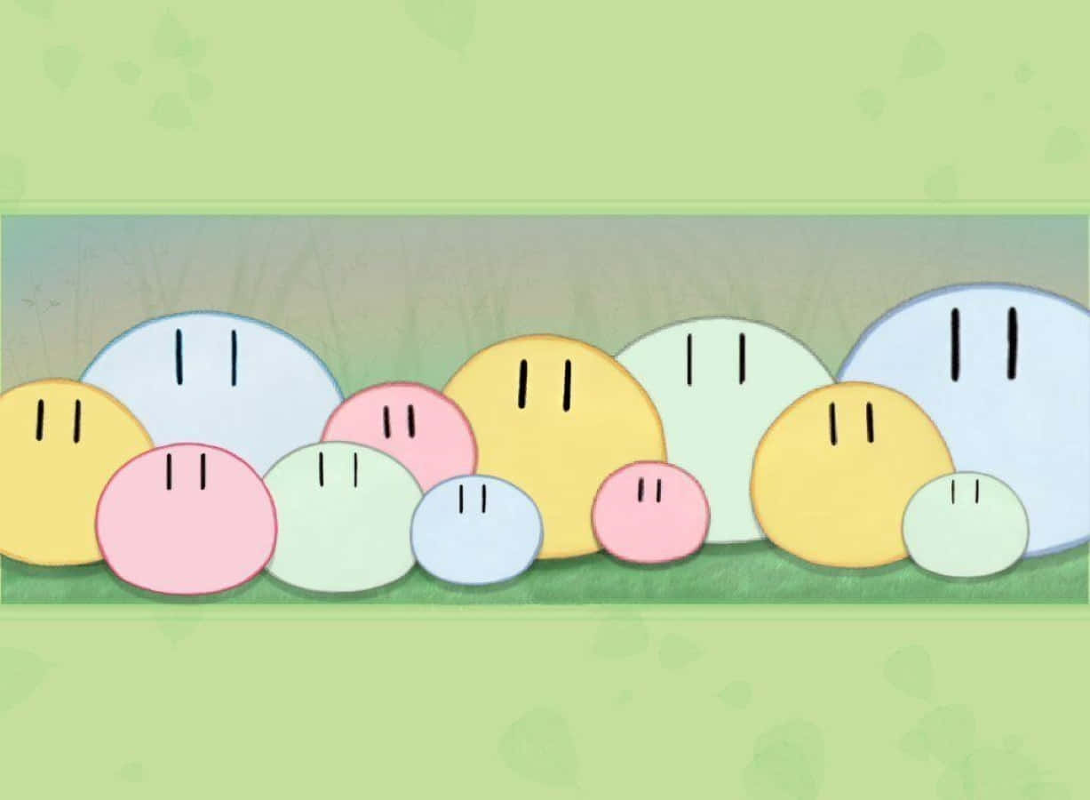 A Sweet Gathering Of Dango Family From Clannad Wallpaper