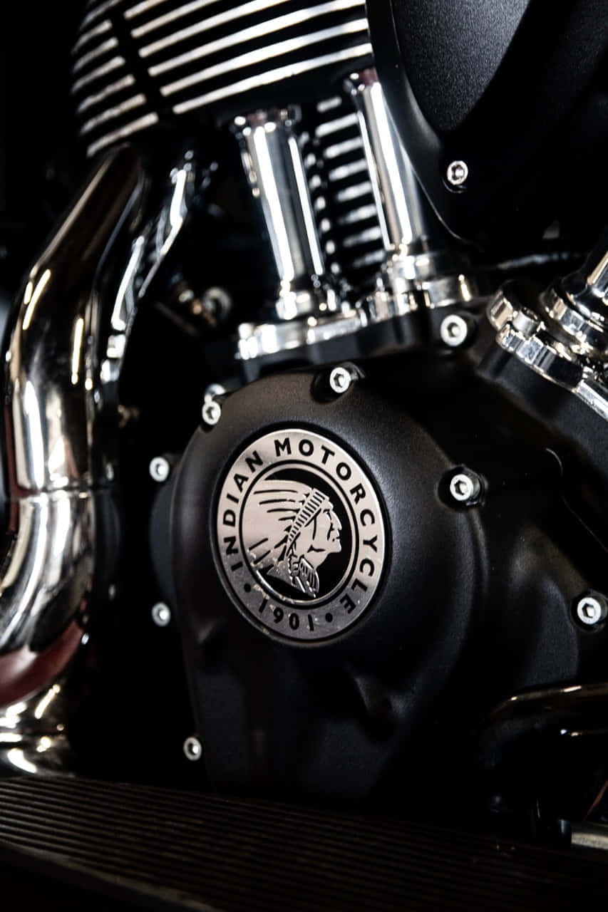 A Symbol Of Power: Classic Indian Motorcycle Wallpaper