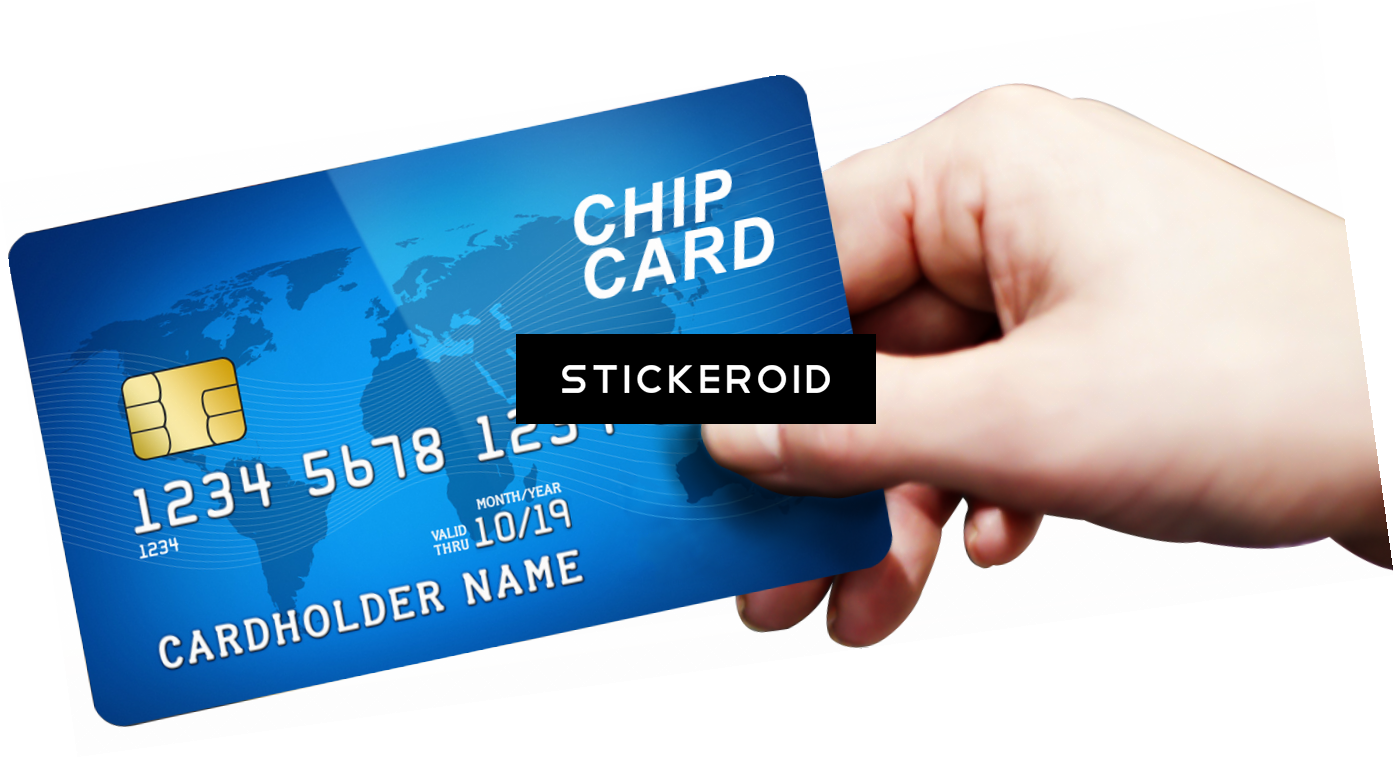 A T M Chip Card Handheld PNG