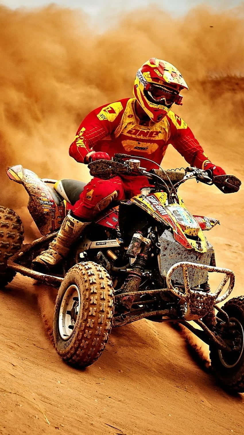 A T V Racerin Action Dusty Track.jpg Wallpaper