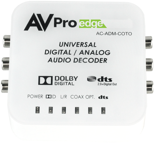 A V Pro Edge Universal Audio Decoder Product PNG
