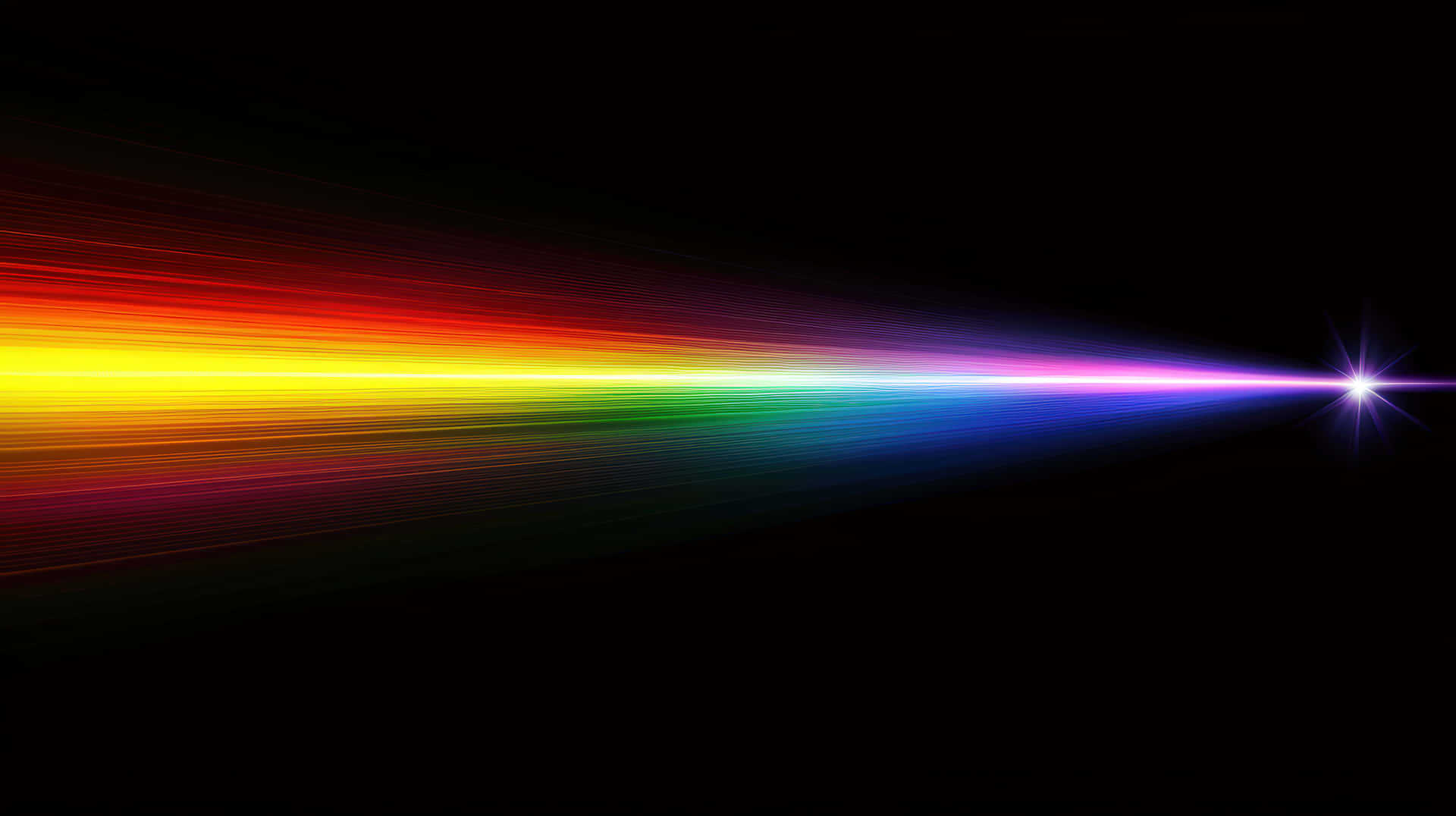 A Vivid Beam Of Light Passing Through A Prism, Dispersing Into A Full Spectrum Of Rainbow Colors Wallpaper