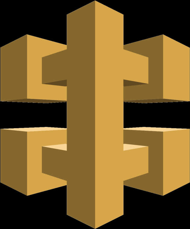A W S Logo3 D Design PNG