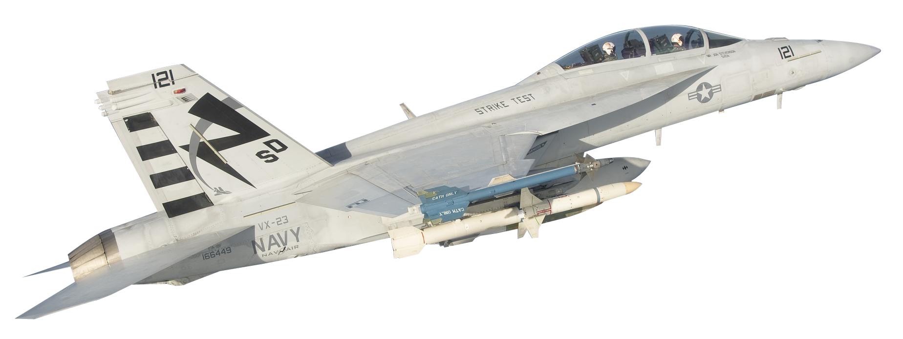 A White Jet With A Missile In The Back PNG