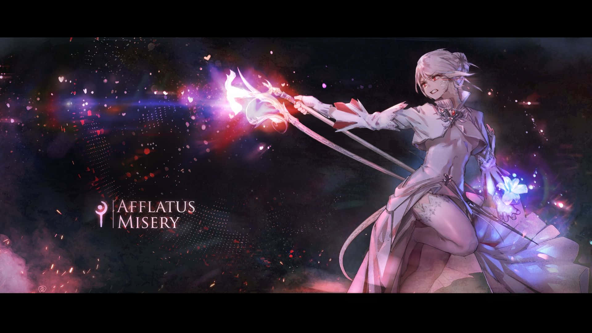 A White Mage Immersed In The Mystical Universe Of Final Fantasy. Wallpaper