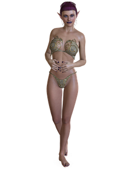 A Woman In A Garment PNG