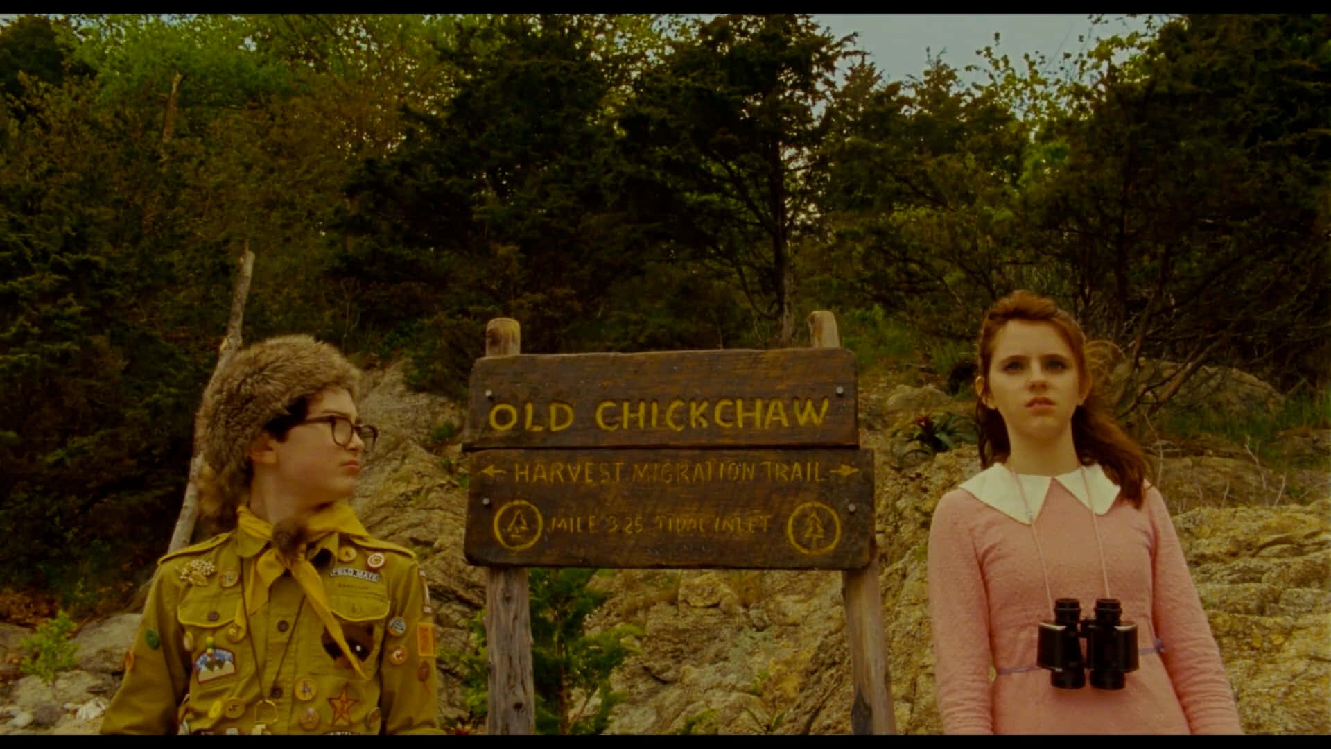 A Young Love Adventure In Moonrise Kingdom Wallpaper
