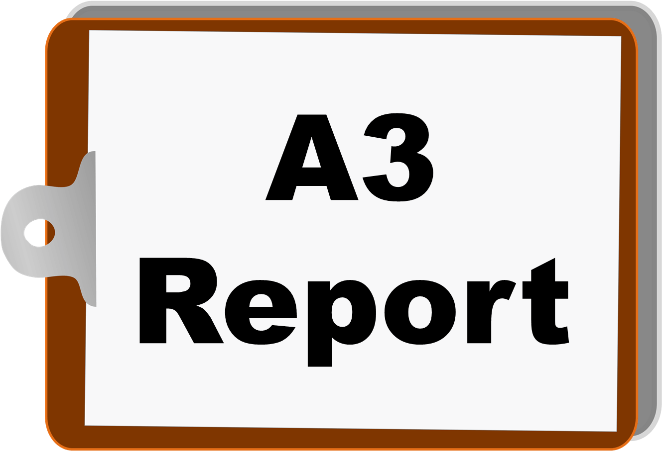 A3 Report Clipboard PNG