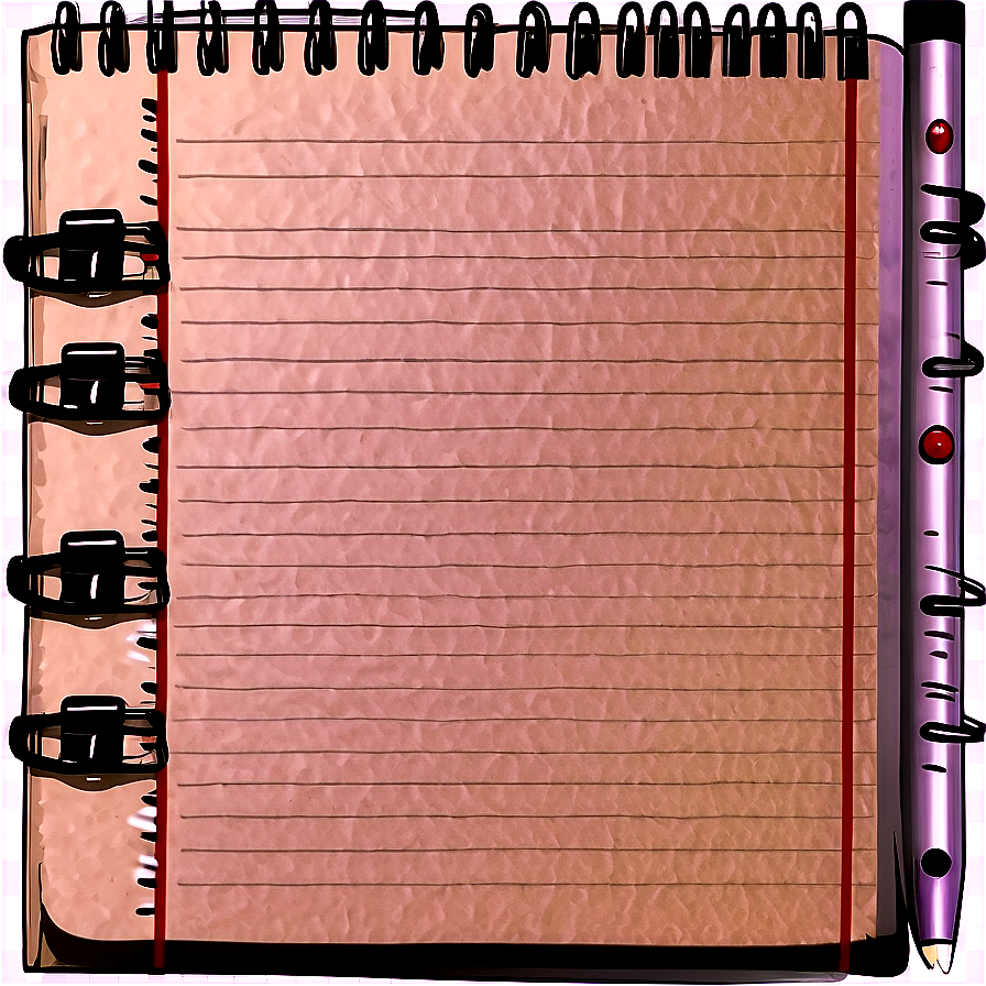 A4 Size Notebook Paper Png Klv PNG