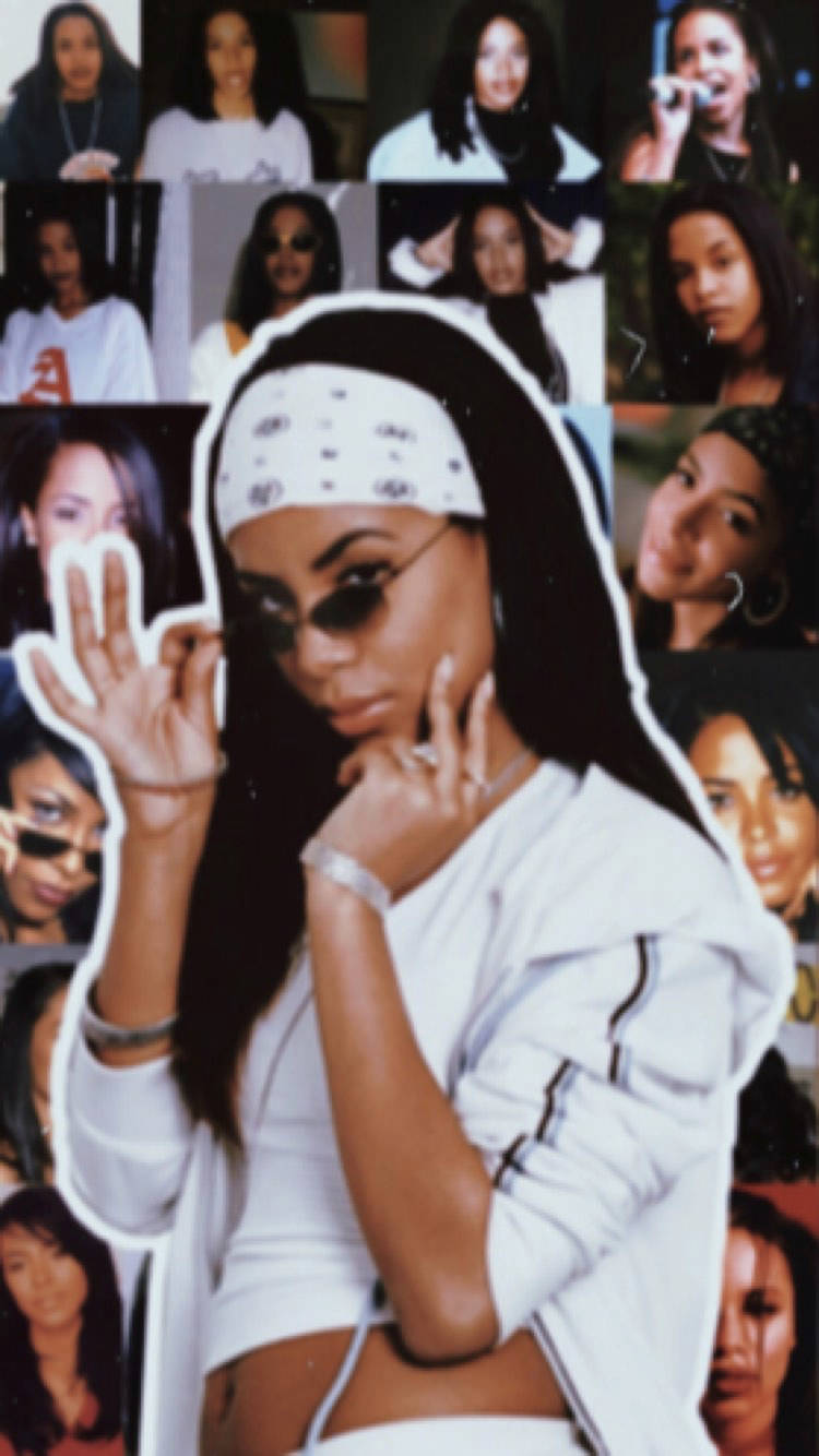 Legendariocantante De R&b Aaliyah Fondo de pantalla