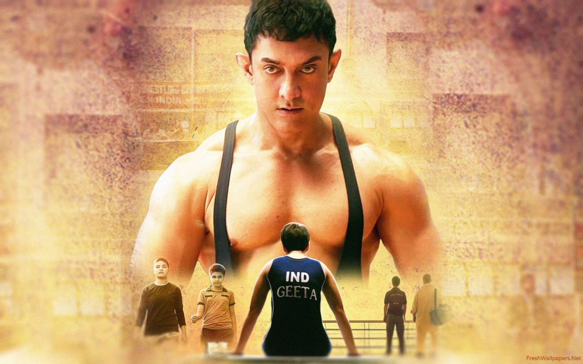 Aamir Khan Dangal Movie Poster Wallpaper