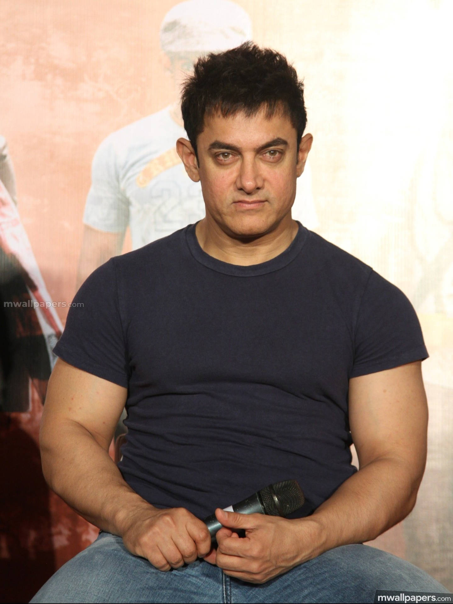 Aamirkhan Rueda De Prensa De Una Película. Fondo de pantalla