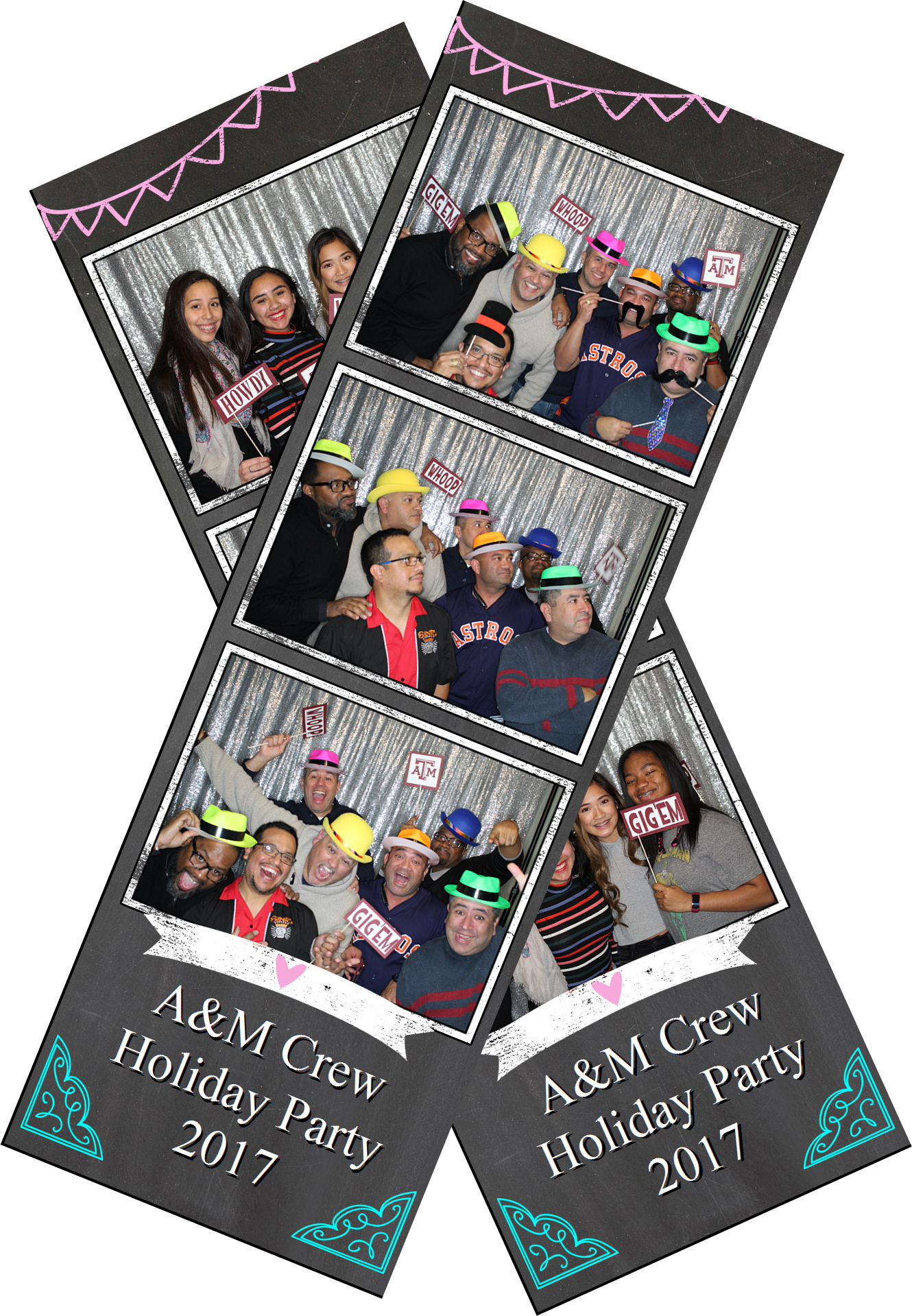 A& M Crew Holiday Party2017 Photobooth PNG