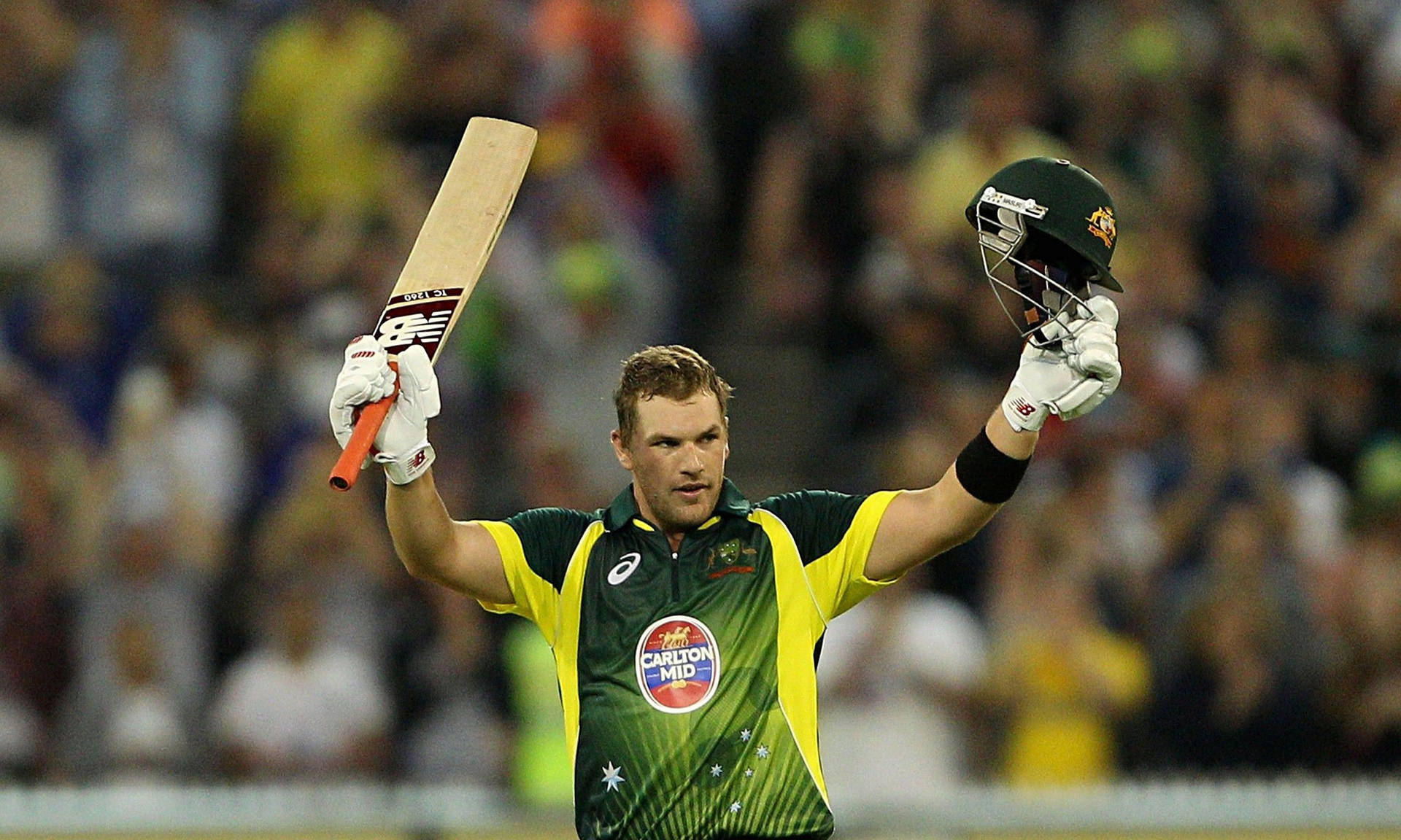 Aaron Finch Famous Cricket Player Wallpaper