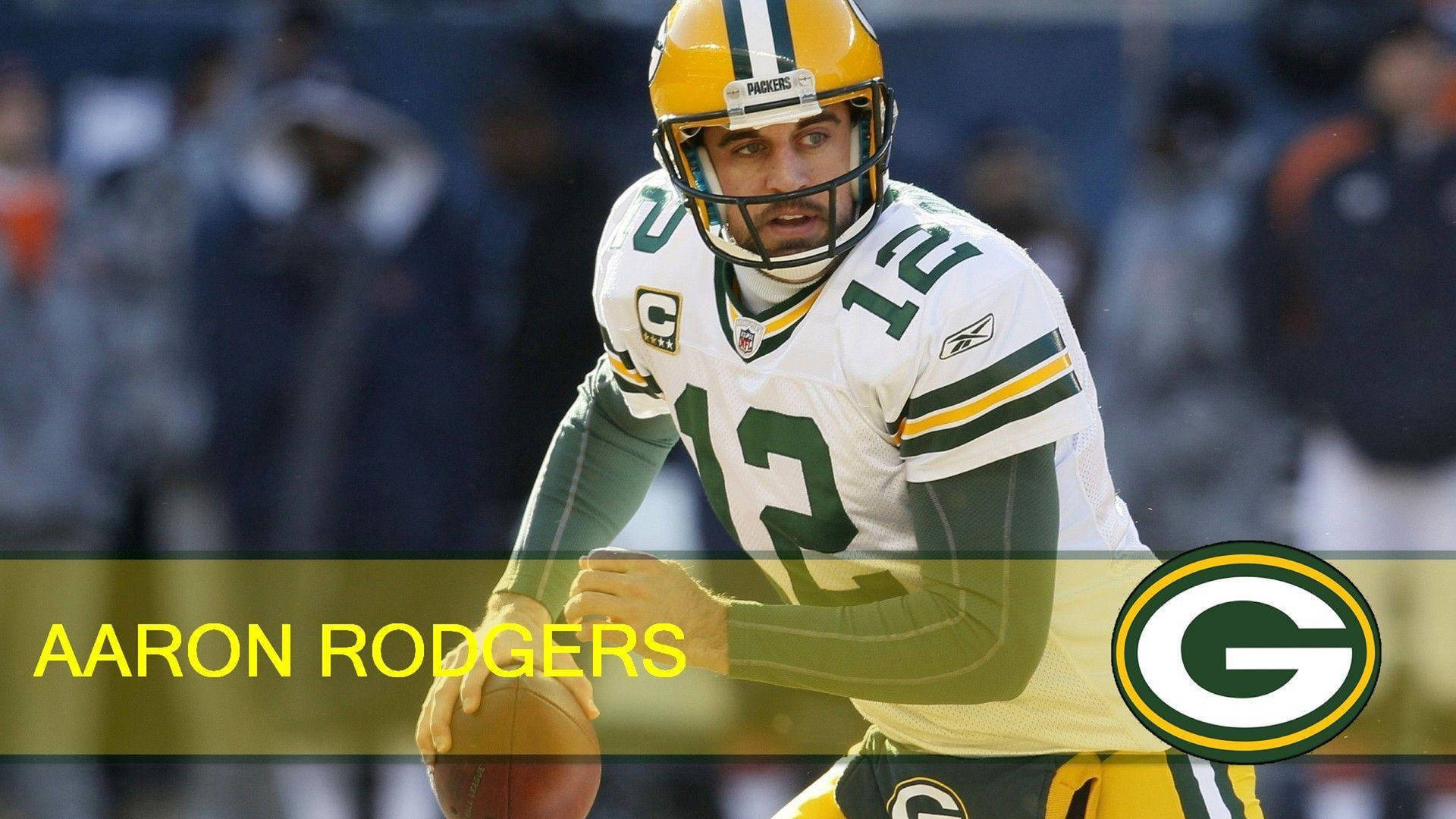 Aaron Rodgers 12 Quarterback Background