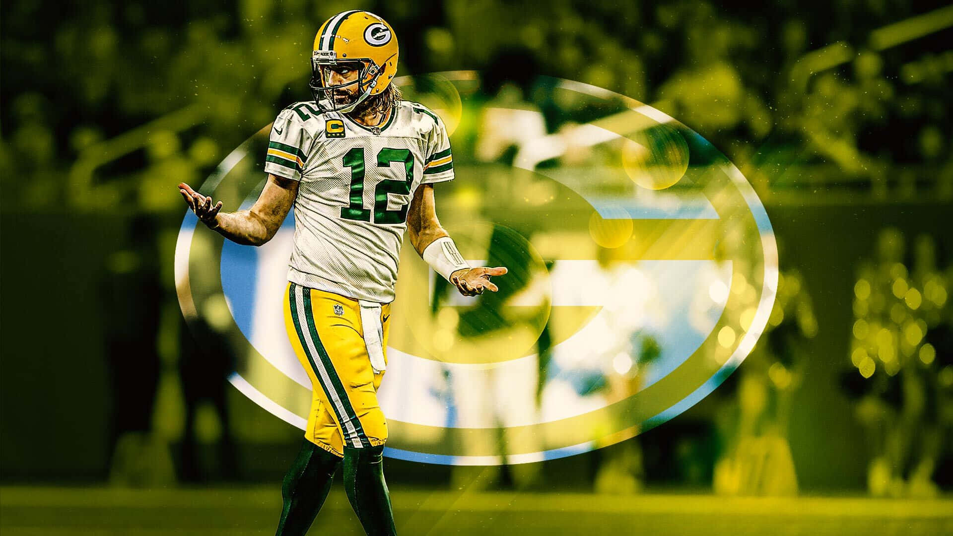 Aaronrodgers, Den Bedste Quarterback På Green Bay Packers.