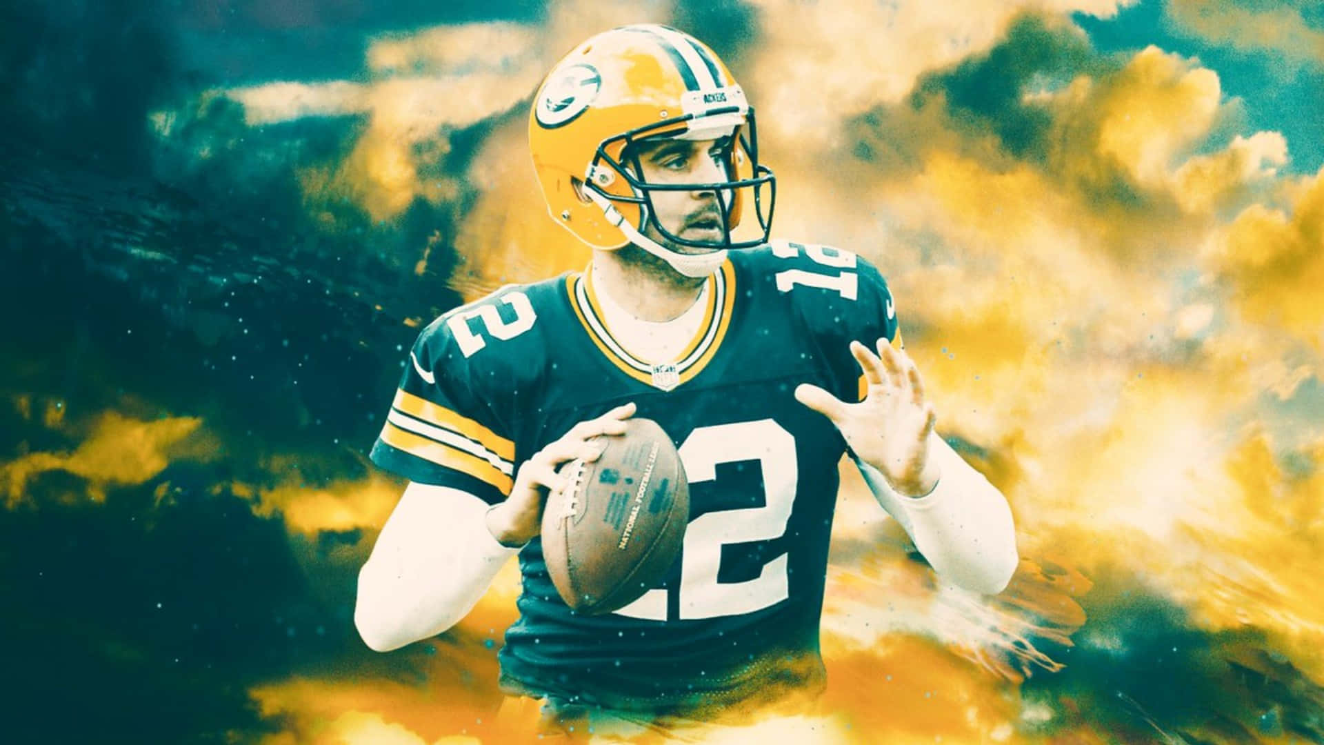 NFL star quarterback Aaron Rodgers