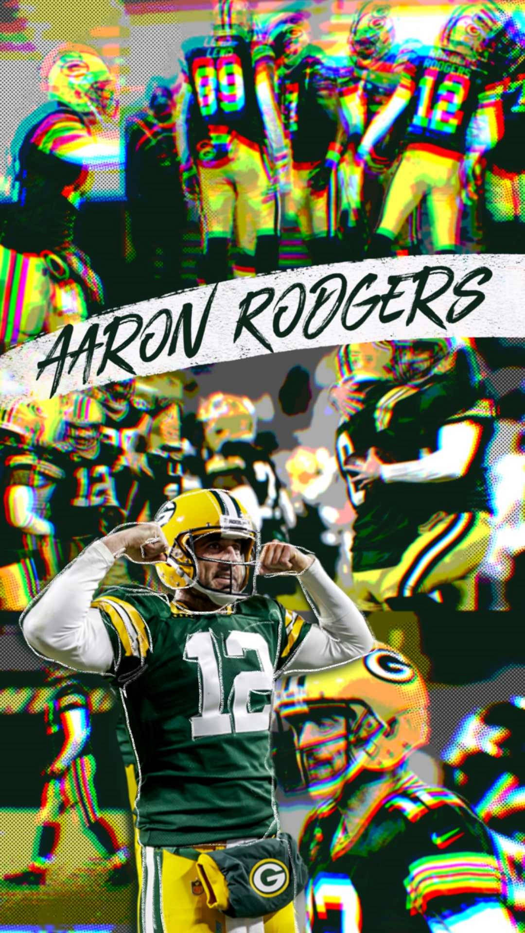 Aaron Rodgers Blurry Aesthetic Background