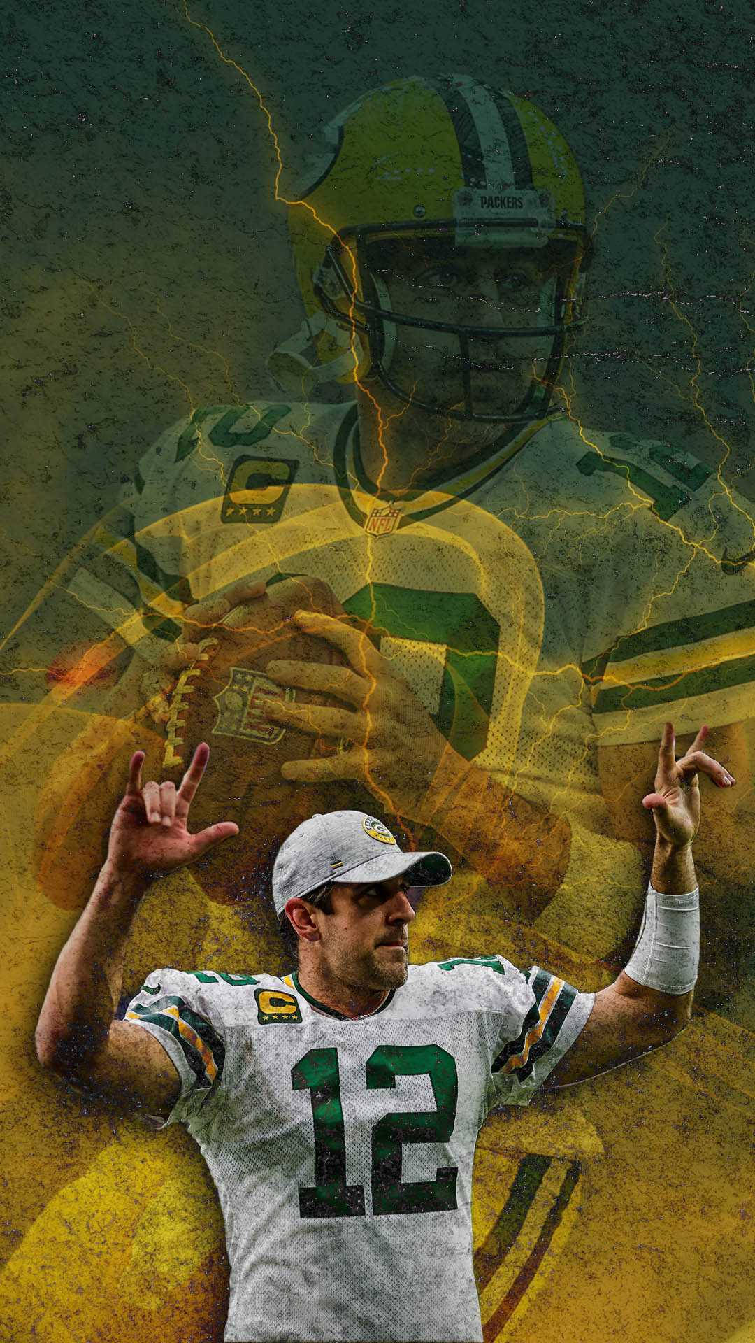 Aaron Rodgers Green Bay Art Picture