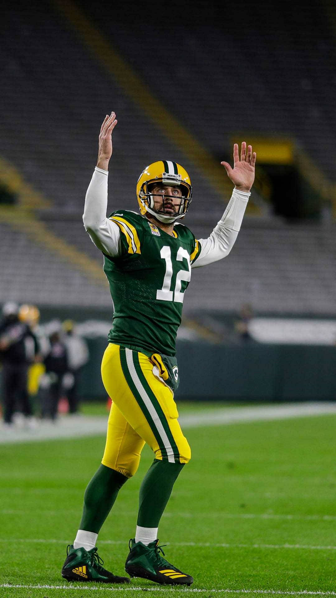 Aaron Rodgers Green Bay Nfl Background