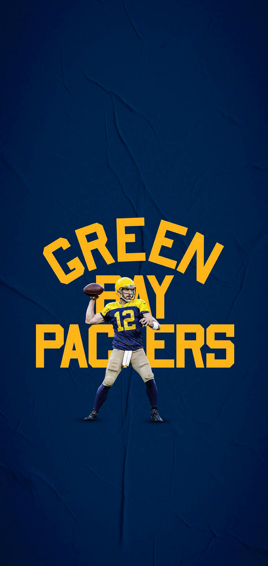 Aaron Rodgers Green Bay Packers Throwback Background