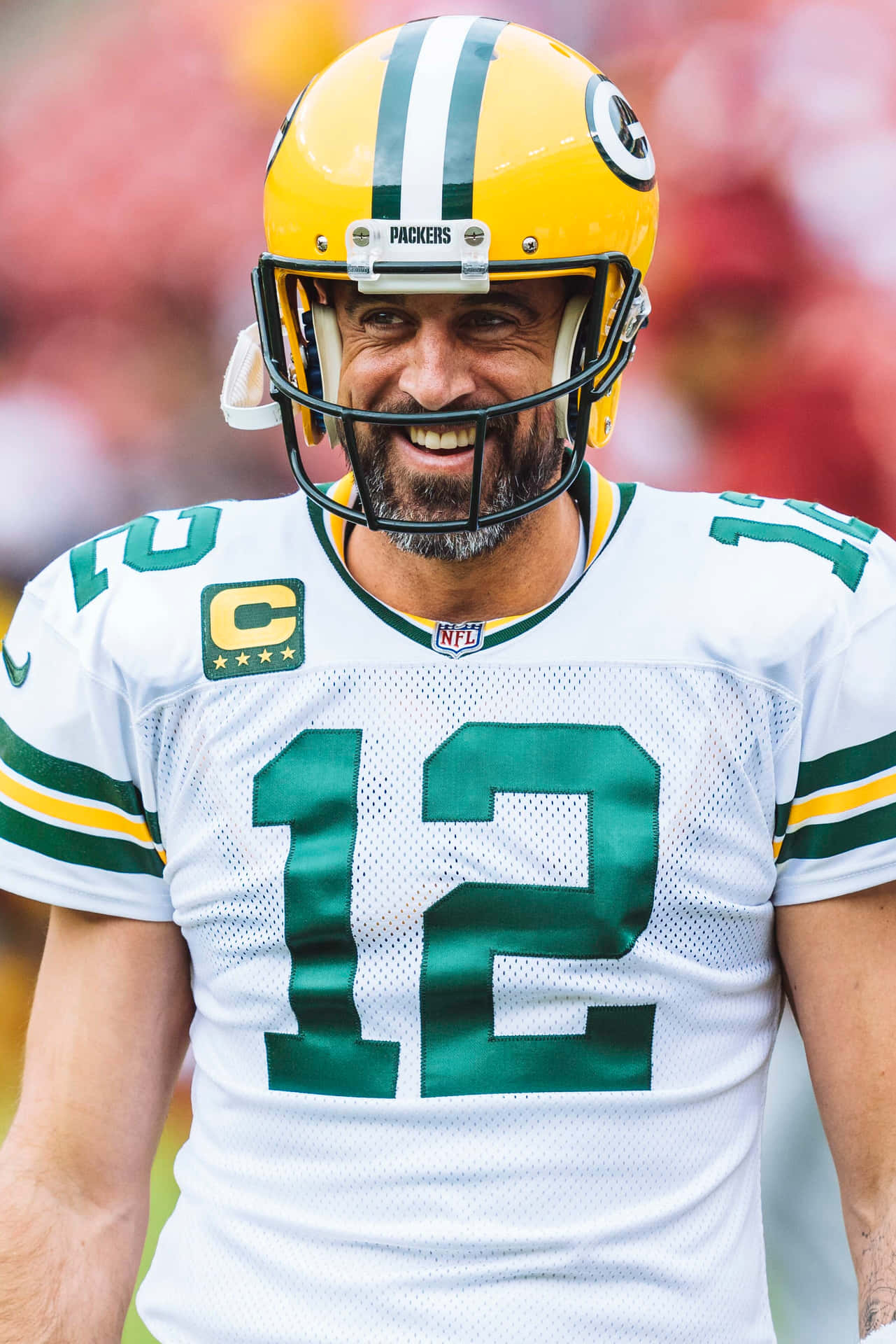 Aaron Rodgers In Action During An Nfl Match